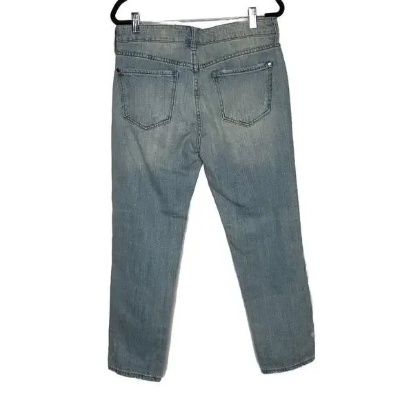 NWT Pistola Mid Rise Distressed Denim Jeans Slim Fit Women's Surf Side Size 27